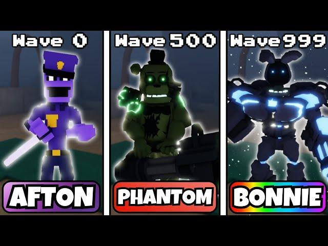 EVERY NEW UNIT VS ENDLESS MODE... (Five Nights TD)