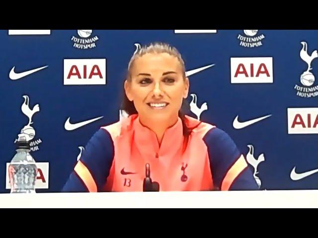 Alex Morgan First Full Press Conference As She's Unveiled As A Tottenham Player