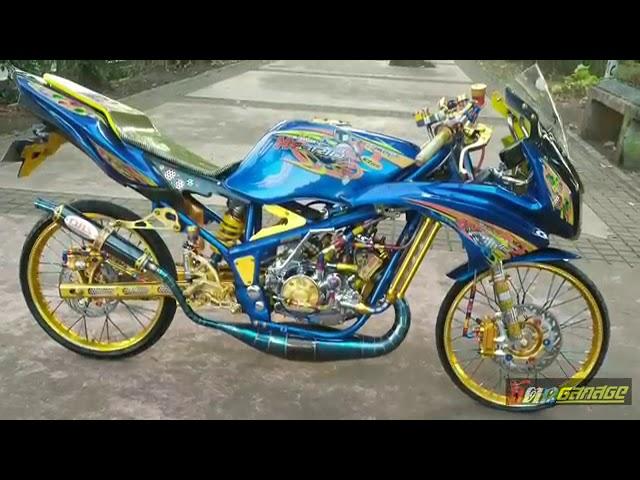 Modifikasi  kawasaki ninja rr new by:ruri AMR garage ,video  AMR GARAGE