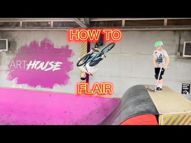 Как делать флеер на bmx / HOW TO FLAIR on BMX