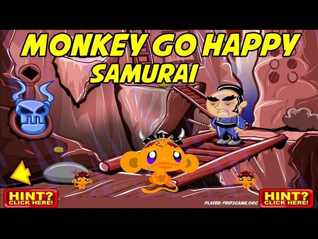 Monkey GO Happy Samurai Gameplay Walkthrough (PencilKids)