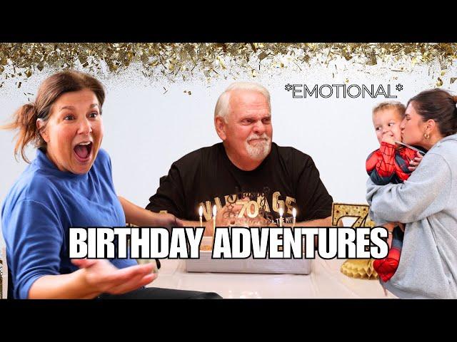 *EMOTIONAL* CARLIN SURPRISES HER MOM WITH A TRIP + POPPA'S 70TH BIRTHDAY PARTY!