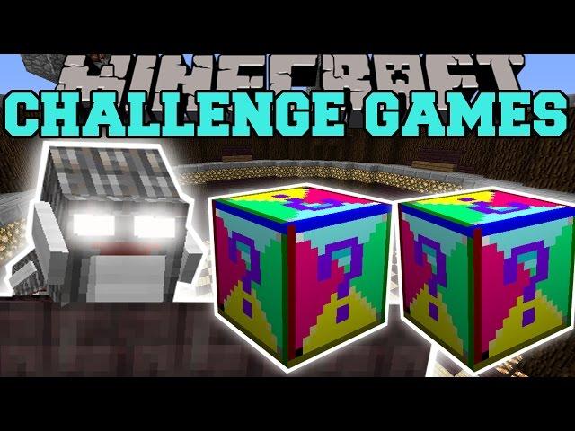 Minecraft: CYCLOPS GOLEM CHALLENGE GAMES - Lucky Block Mod - Modded Mini-Game