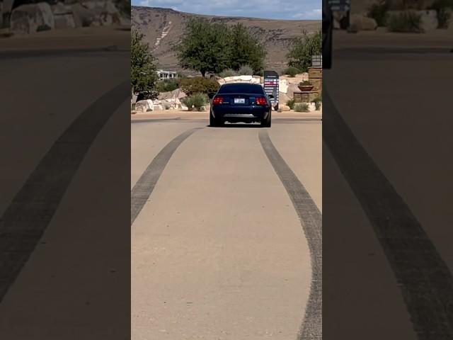 Justin SVT in his 2001 mustang Bullitt