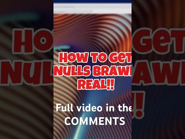 How to get nulls brawl IOS REAL! (Full video in comments)