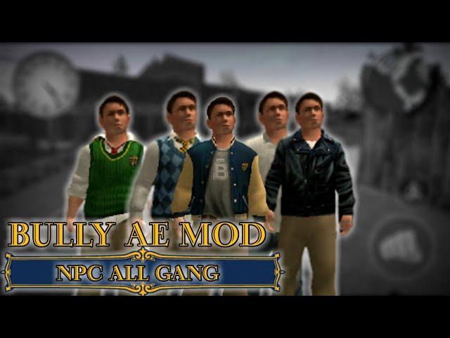 NPC All Gangs Mod | Bully Æ