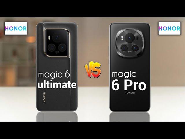 Honor Magic 6 Pro 5G Vs Honor Magic 6 Ultimate 5G