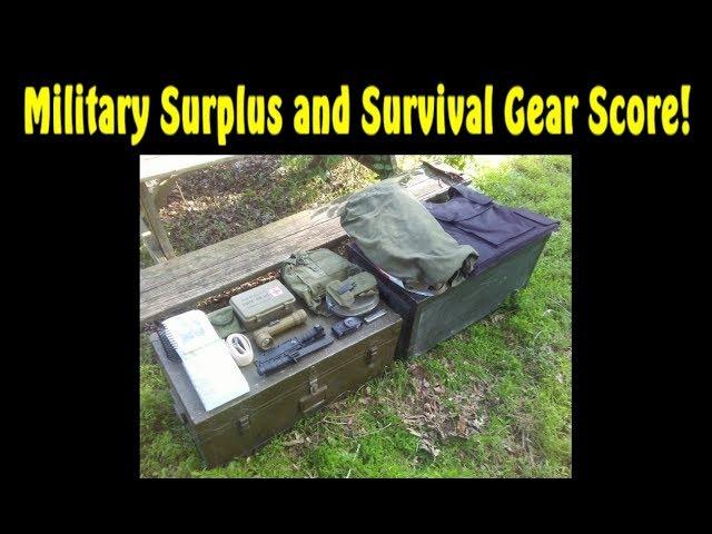 Military Surplus & Survival Gear Flea Market Score