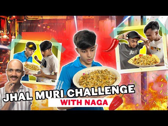 ঝাল মুড়ি challenge সাথে নাগা  || crazy vlog || Yasir Ahmed || challenging vlog ||