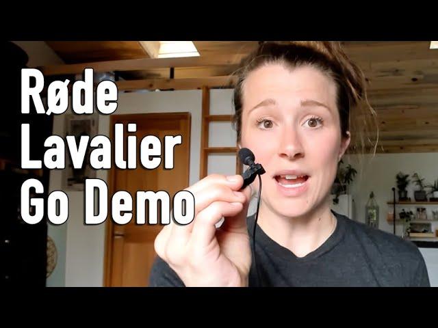 Rode Lavalier Go demo | Microphone tips from an online yoga teacher