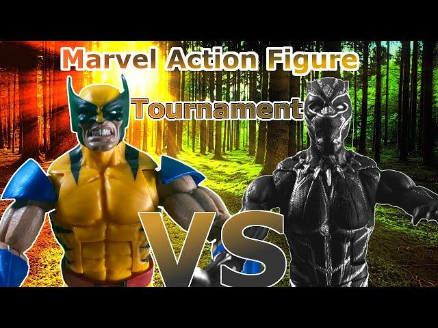 Wolverine Vs. Black Panther Marvel Action Figure Tournament