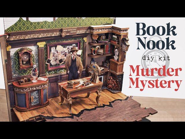  Murder Mystery Train  Book Nook Diorama (cutebee booknook dollhouse kit)