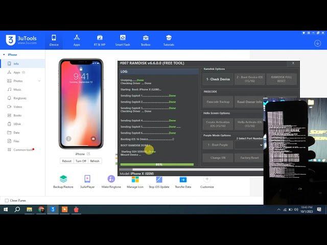 #007 RAMDISK Tool V6.6 + iPwnder & Driver's New Update Free 2023 For iOS12- 16 iCloud Bypass