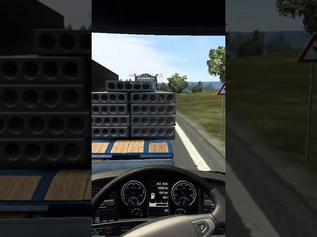 RIP Me (and maybe earrape warning) In #ets2mp #shorts (I'm Stupid)