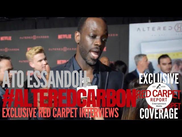 Ato Essandoh interviewed at Premiere of Netflix's #AlteredCarbon #NowStreaming #AltCarb