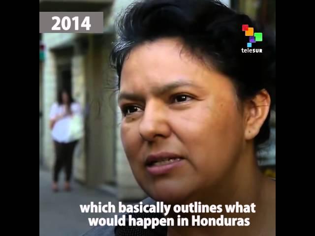 Bertha Caceres Denounces Hillary's Role in Honduras Coup