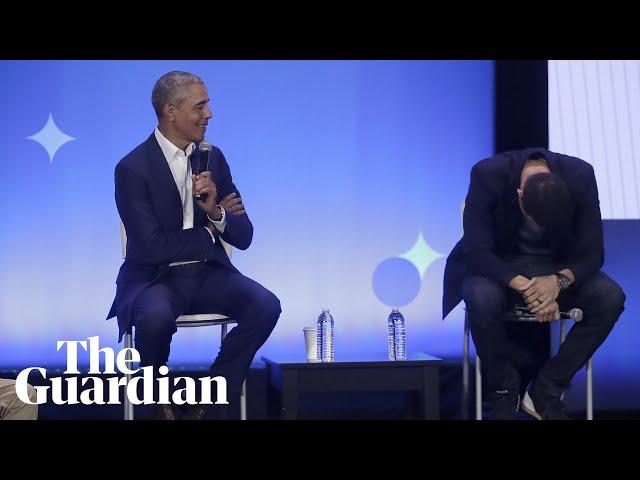 Obama on masculinity: 'You don't need eight women around you twerking'