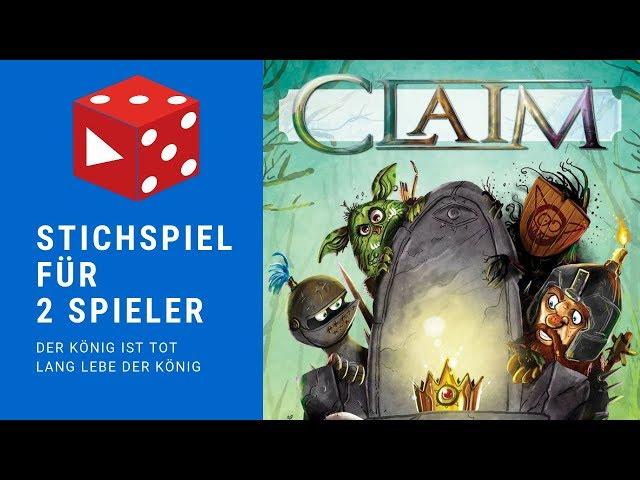 Claim (Scott Almes, White Goblin Games 2018) - Stichspiel für 2 Spieler