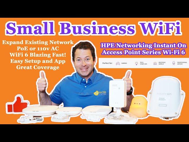  HPE Networking Instant On  WiFi 6 Access Points For Small Business - Setup, Features & Review