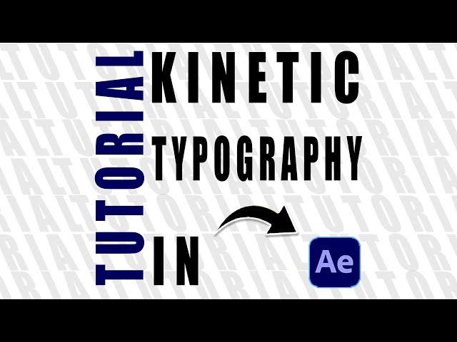 Kinetic Typography Animation | After Effects Tutorial