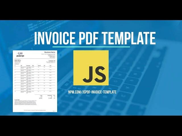 Create PDF Invoices using Javascript and jspdf-invoice-template library.