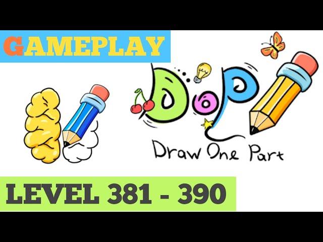 DOP: Draw One Part level 381 - 390 Gameplay Walkthrough