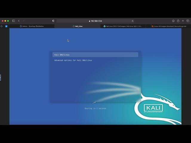 Kali Linux VM Setup in Under 10 Minutes - Synology Virtual Machine Manager #shorts