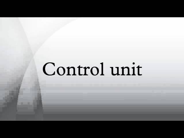 Control unit