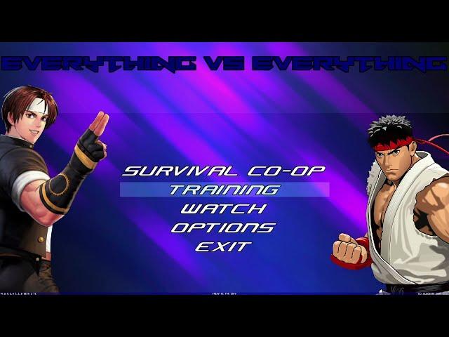 everything vs everything 15 anniversary mugen screenpack testing