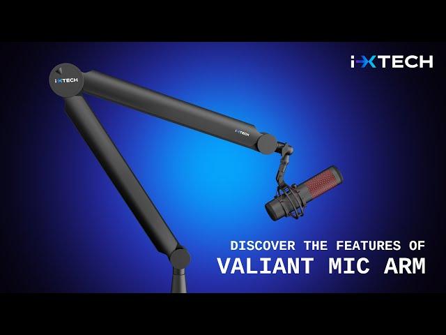 IXTECH Mic Arm, Premium Boom Arm, Sturdy and Universal, Studio, Recording VALIANT Model