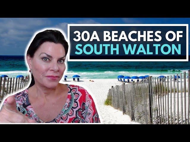 30A Florida Map Beaches of South Walton You Must Visit | Miramar Beach,Watercolor, Watersound FL