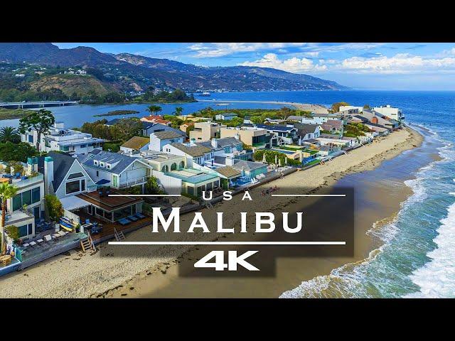 Malibu - USA  - by drone [4K]