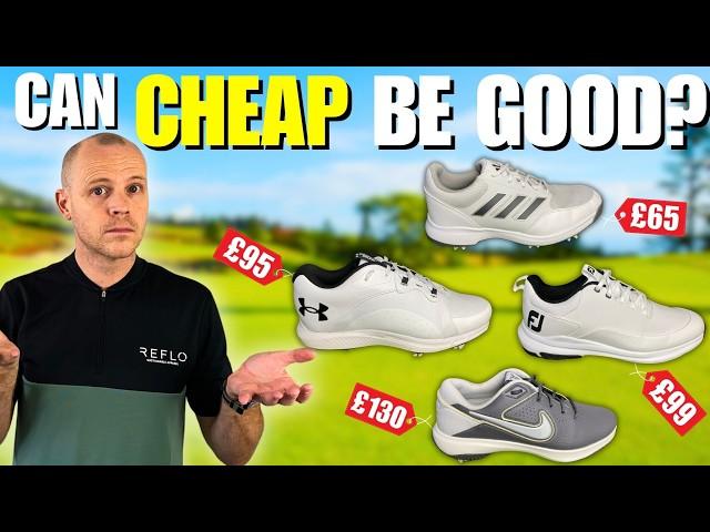 I Bought The CHEAPEST Golf Shoes From FOOTJOY, NIKE, ADIDAS & UNDER ARMOUR. How Bad Were They?!