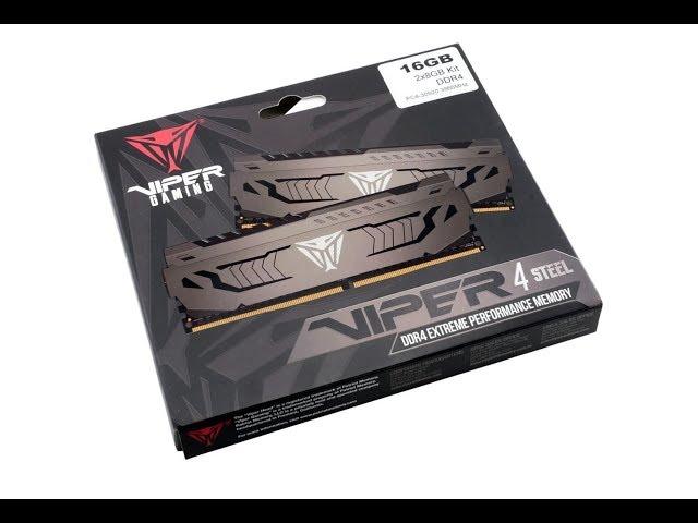 Patriot viper steel (DDR4 3866 МГц) - Память под AMD Ryzen