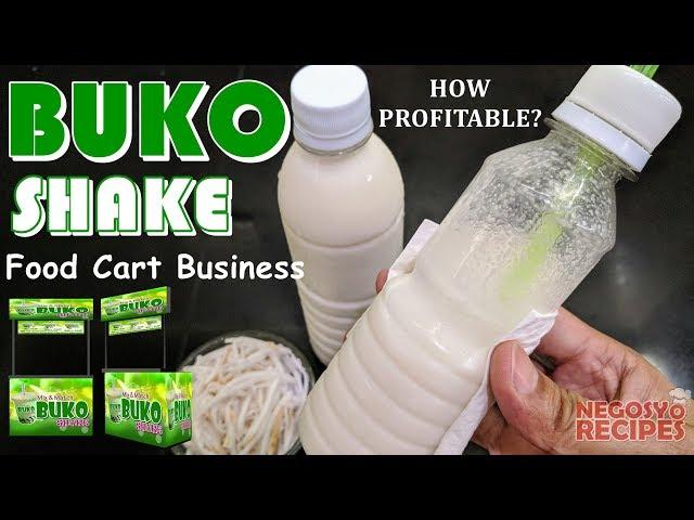 Buko Shake in a Bottle with Costing | Buko Shake Food Cart Negosyo