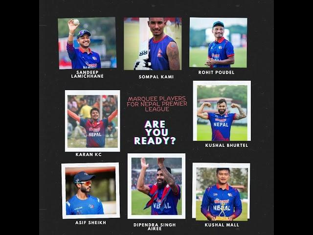 Nepal Premier League Marquee Players Announced!!!, Are you ready???