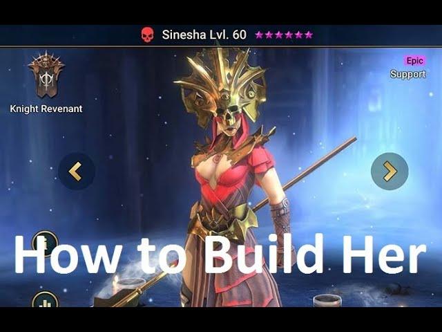 Sinesha - How to Build Her Raid Shadow Legends