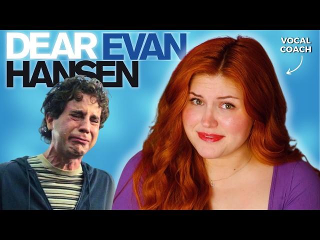 Dear Evan Hansen is a horror movie I Vocal Coach Reacts!