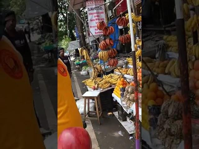 Seara Travels buying apples in #India  *Only one apple* 