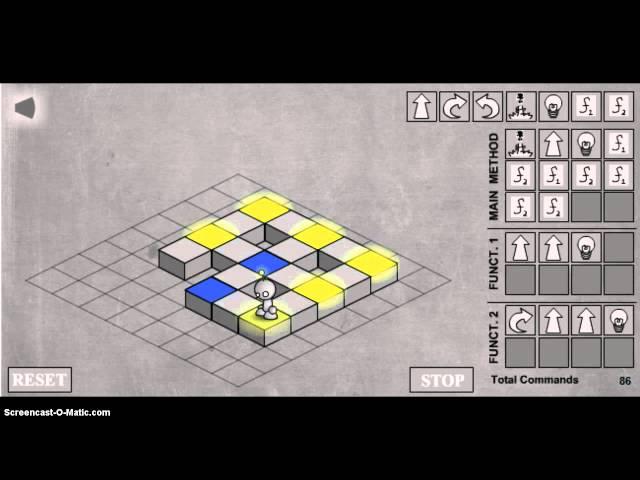 Light-Bot Video levels 1-10