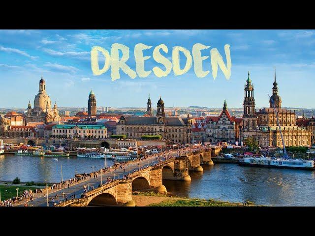 Dresden, Germany 4K -  City Tour in Dresden | Dresden virtual 4K Walking Tour | Germany