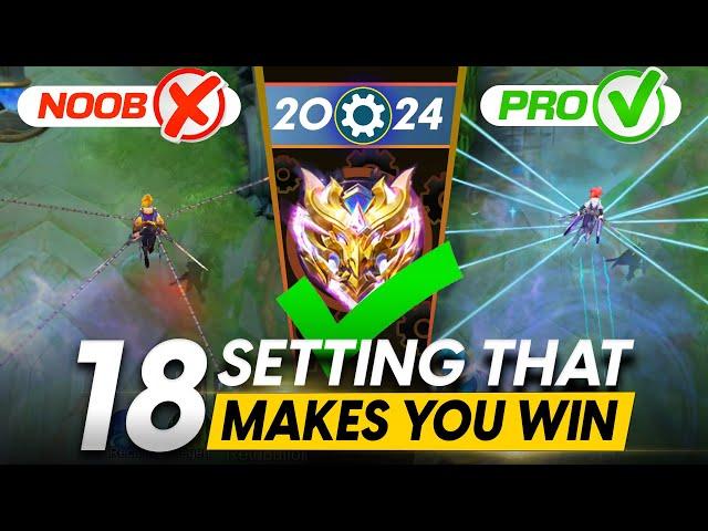 18 PRO PLAYER SETTINGS THAT WILL INSTANTLY MAKE YOU WIN EVERY GAME