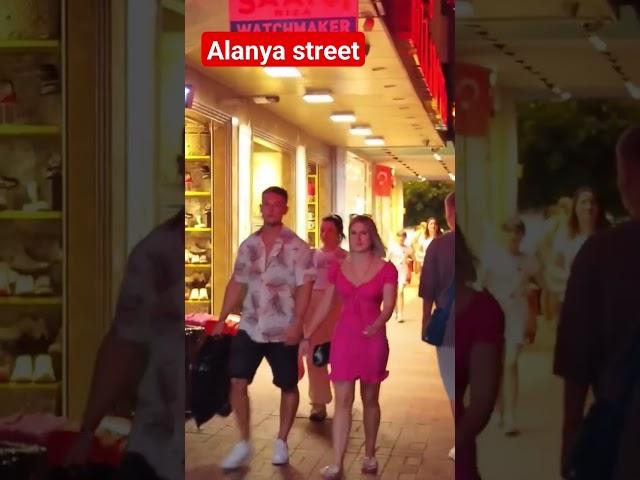 Alanya street Antalya turkey holiday 2024