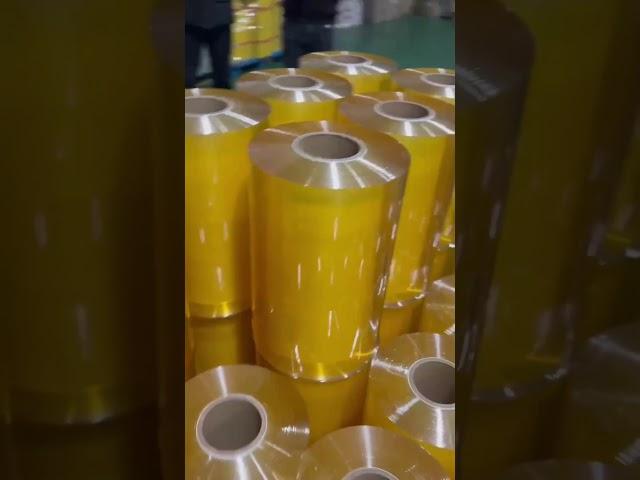 FLY PVC cling film Machine, capacity is 7 tons/24hours. #pvcclingfilmmachine