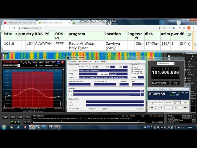 FM DX Es - 170623 1542UTC - 101.6 Radio Al Watan Holy Quran (LBY) Zawiyya (zaw) 1kW! 1747km