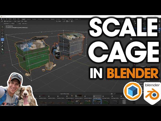 The HIDDEN SCALE TOOL in Blender! (Scale Cage Tutorial)