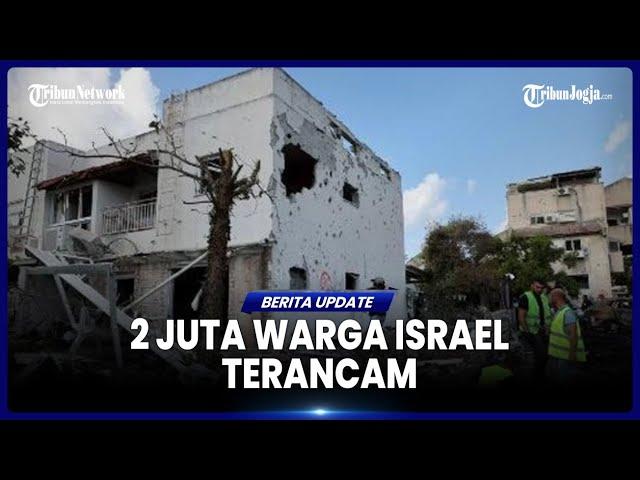 RATUSAN RUDAL HIZBULLAH HANCURKAN PERMUKIMAN ZIONIS, ISRAEL UTARA LUMPUH