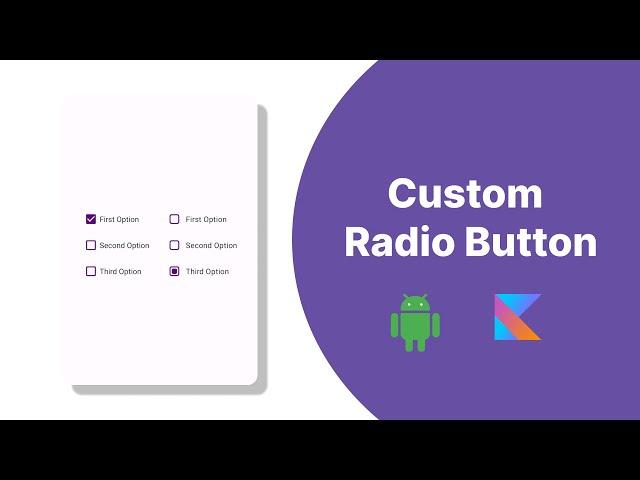 Custom Radio button in Android Studio