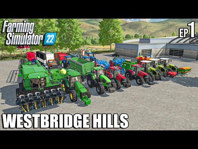 This is a NEW FARM | Westbridge HILLS | Farming Simulator 22 Timelapse 1