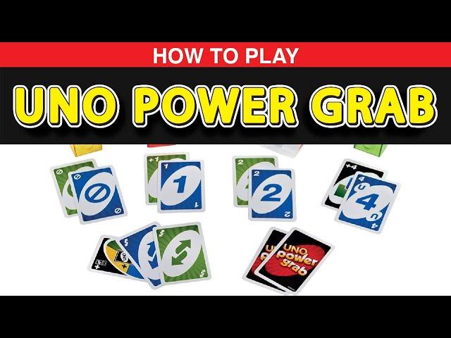 How to Play UNO Power Grab?